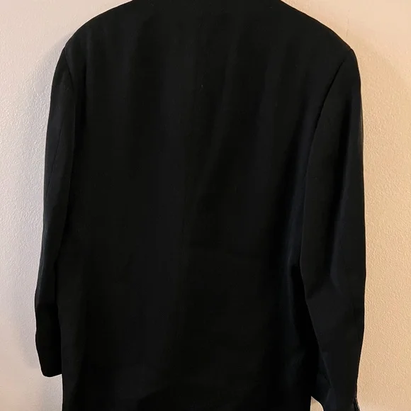 MADE IN USA Calvin Klein Two-Button Elegant Black Blazer Jacket for Men